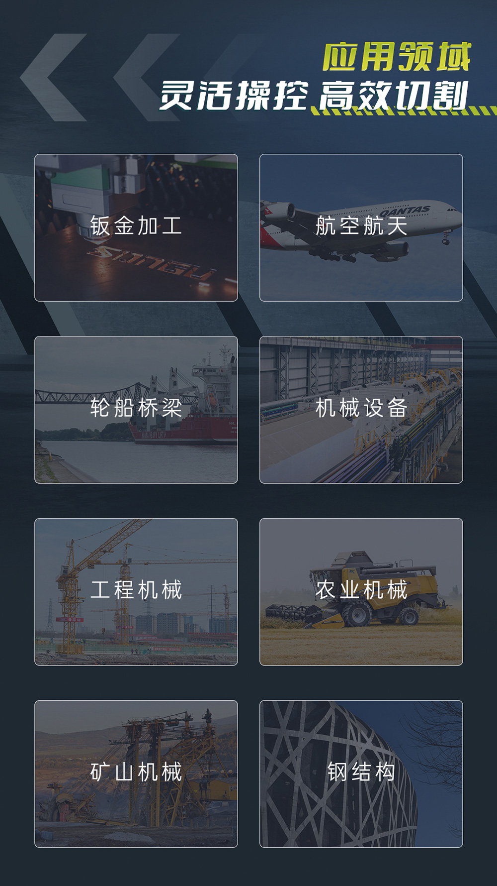 FAST系列光纖激光切割機應(yīng)用領(lǐng)域靈活操控高效切割